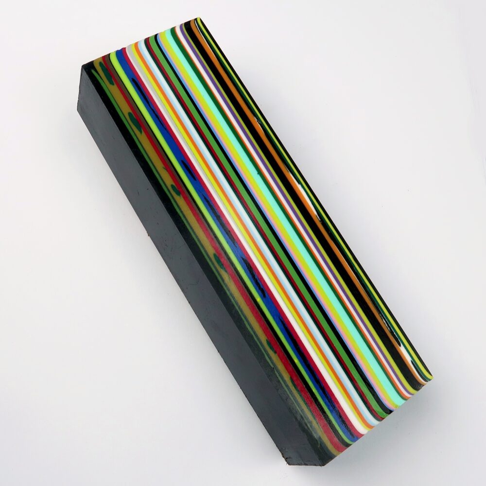 Epoxy block - rainbow 3