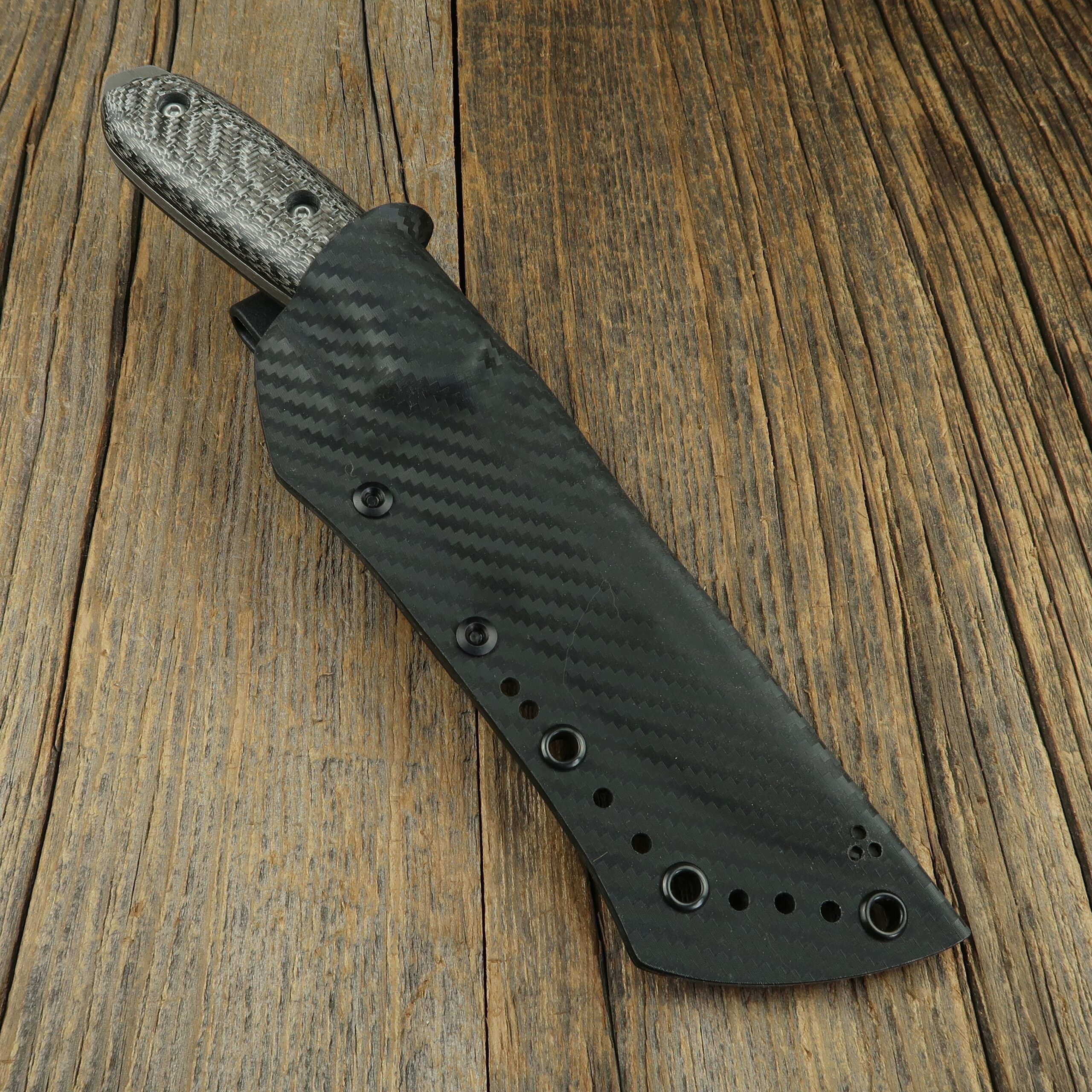 Kydex carbon fiber - 2mm - A3 (300x420mm) - obrazek 2